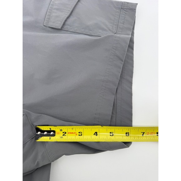 Eddie Bauer Women Gray Pocket Cargo Summer Trail Shorts Lightweight Size 8 - Picture 5 of 6